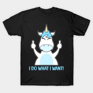 Unicorn Quote Middle Finger T-Shirt